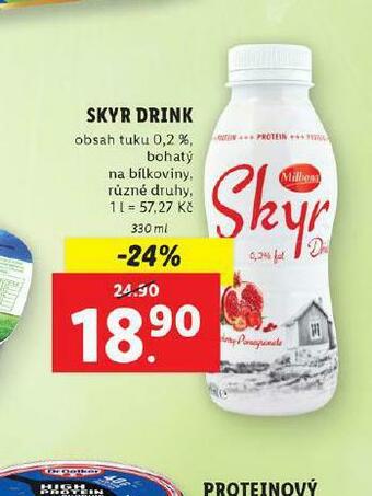 Lidl Skyr drink nabídka