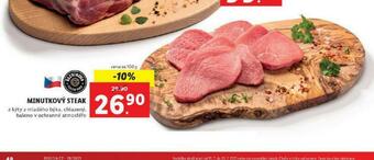 Lidl Minutkový steak nabídka