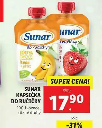 Lidl Sunar kapsička do ručičky nabídka
