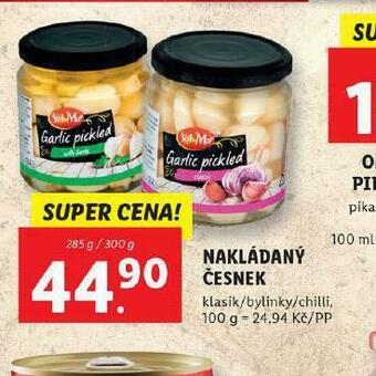 Lidl Nakládaný česnek nabídka