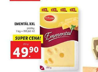 Lidl Ementál xxl nabídka