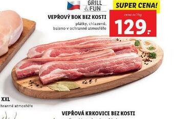Lidl Vepřový bok bez kosti nabídka