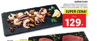 Lidl Mořské plody nabídka