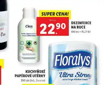 Lidl Cien dezinfekce na ruce nabídka