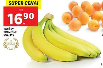 Lidl Banány premiové kvality nabídka