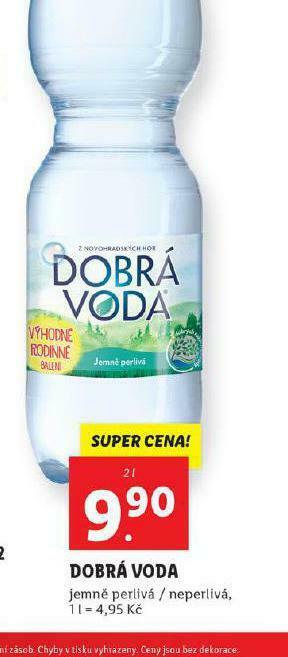 Lidl Dobrá voda nabídka