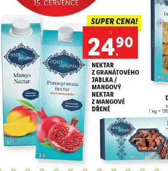 Lidl Mangový nektar z mangové dřeně nabídka