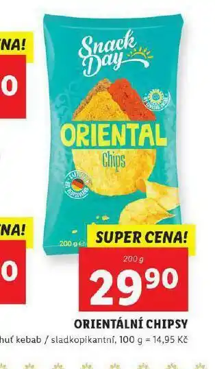 Lidl Orientální chipsy nabídka
