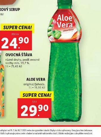Lidl Aloe vera nabídka