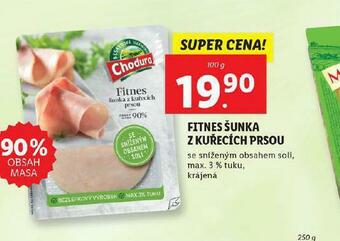 Lidl Fitnes šunka z kuřecích prsou nabídka