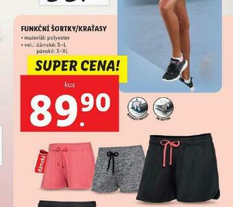 Lidl Funkční šortky nabídka