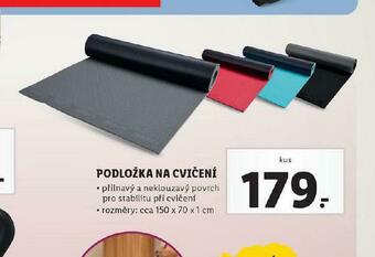 Lidl Podložka na cvičení nabídka