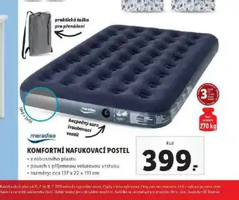 Komfortní nafukovací postel