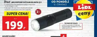 Lidl Aku kapesní svítilna do auta 12 v nabídka