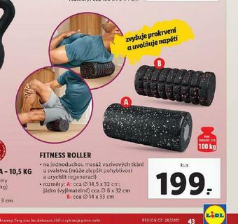 Lidl Fitness roller nabídka