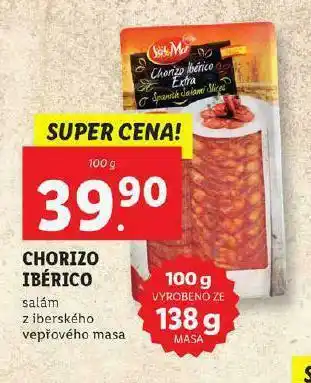 Lidl Chorizo ibéroco nabídka