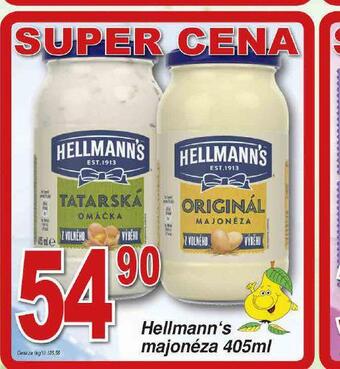 Lidl Hellmann´s tatarská omáčka, majonéza nabídka