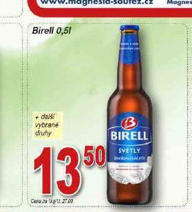 Lidl Pivo birell nealko nabídka