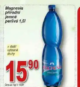Lidl Magnesia přírodní jemně perlivá nabídka
