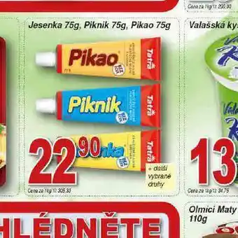 Lidl Tatra jesenka, piknik, pikao nabídka