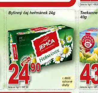 Lidl Bylinný čaj heřmánek nabídka