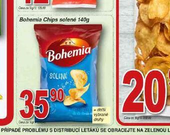 Lidl Bohemia chips solené nabídka