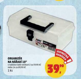 Organizér na nářadí