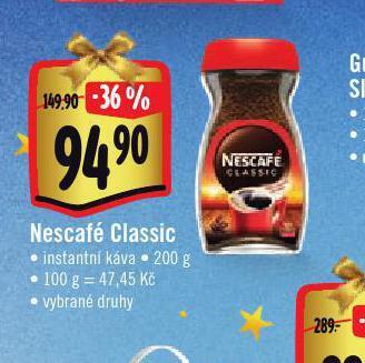 Jip Káva nescafé nabídka