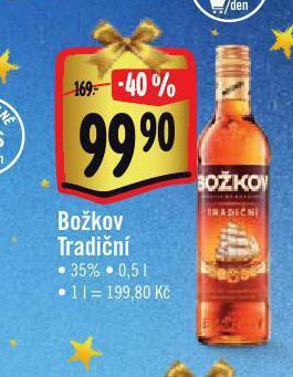 Jip Božkov tradiční nabídka