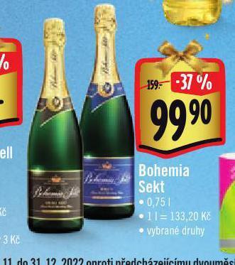 Jip Bohemia sekt nabídka