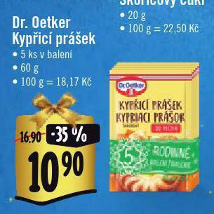 Jip Dr. oetker kypřicí prášek nabídka