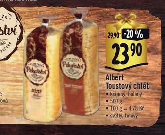 Jip Toustový chléb nabídka