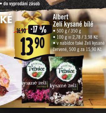 Jip Zelí kysané bílé nabídka