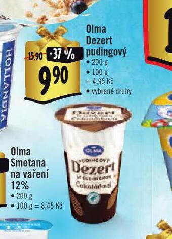 Jip Olma dezert pudingový nabídka
