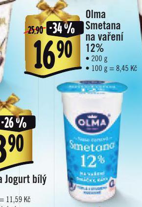 Jip Olma smetana na vaření nabídka