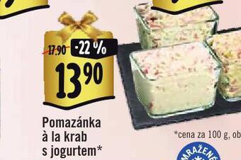 Jip Pomazánka á la krab s jogurtem nabídka