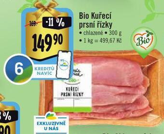 Jip Bio kuřecí prsní řízky nabídka
