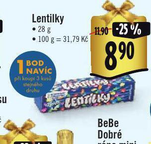 Jip Lentilky nabídka