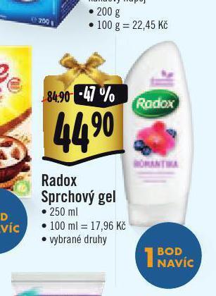 Radox sprchový gel