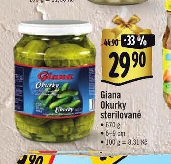 Jip Giana okurky nabídka