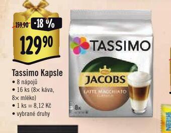 Kávové kapsle tassimo