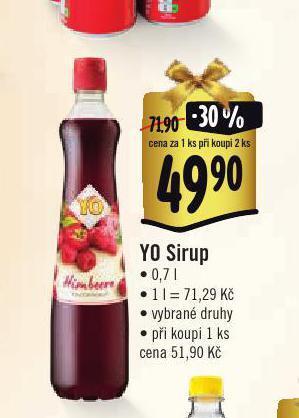 Jip Yo sirup nabídka
