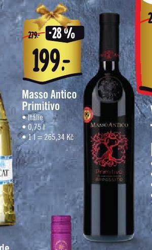 Jip Masso antico primitivo nabídka