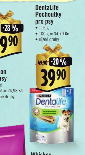 Jip Dentalife pochoutky pro psy nabídka