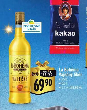Albert La bohéma vaječný likér nabídka