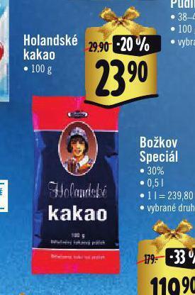 Albert Holandské kakao nabídka