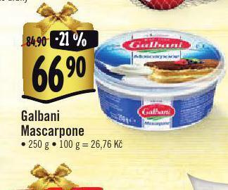 Albert Galbani mozzarella nabídka