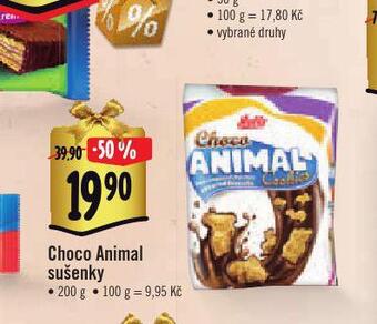 Albert Choco animal sušenky nabídka