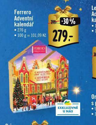 Albert Ferrero adventní kalendář nabídka