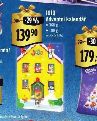 Albert Jojo adventní kalendář nabídka